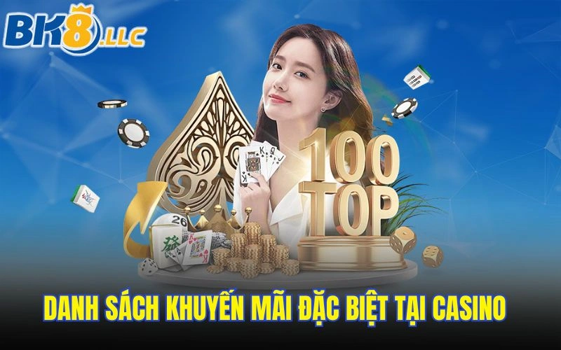 Danh sách khuyến mãi đặc biệt tại casino