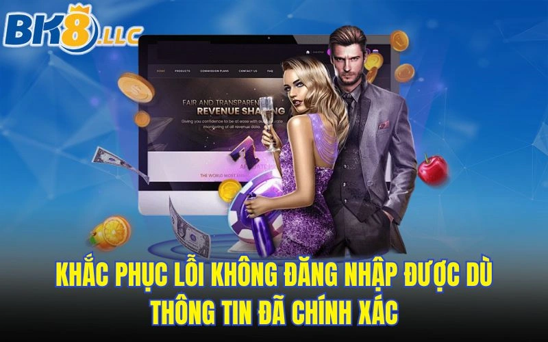 Khắc phục lỗi không đăng nhập được dù thông tin đã chính xác