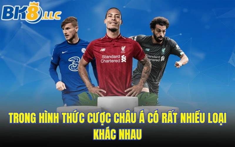 Trong hình thức cược châu Á có rất nhiều loại khác nhau